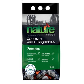Nature of Barbecuing kokosbriketter Premium 6 kg