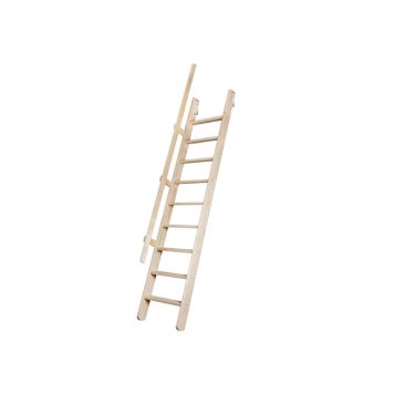 Hemsetrappe OMP ubehandlet gran inkl. glidebeslag 300 cm
