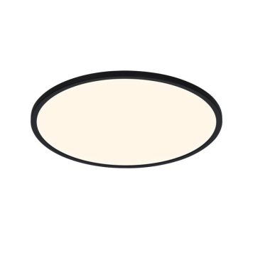 Nordlux loftlampe Oja 42 IP54 3000/4000K Switch dæmpbar sort Ø42,4 cm