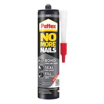 Pattex No More Nails Bond-Seal-Fill grå 280 ml