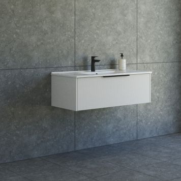 Scanbad badmøbelsæt Now underskab med vask 1 sk. 34x101 cm - flere farver