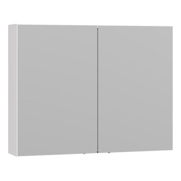 Scanbad spejlskab Select m/elstik 2 låger 64x80 cm - flere farver