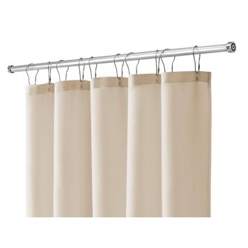 Debel baderumsstang m/fjeder krom 50-220 cm – flere længder