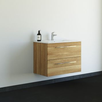 Scanbad badmøbelsæt Amber 2 skuffer 81 cm – flere farver 