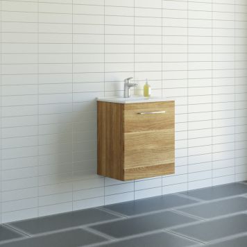 Scanbad badmøbelsæt Amber 1 låge 51 cm – flere farver 