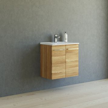 Scanbad badmøbelsæt Amber 2 låger 61x36 cm – flere farver 