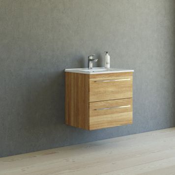 Scanbad badmøbelsæt Amber 2 skuffer 61 cm – flere farver 