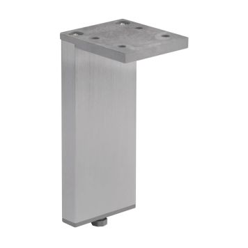 Walteco møbelben anodiseret alu B10/45 mm - flere højder