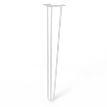 Møbelben Hairpin III hvid - flere højder