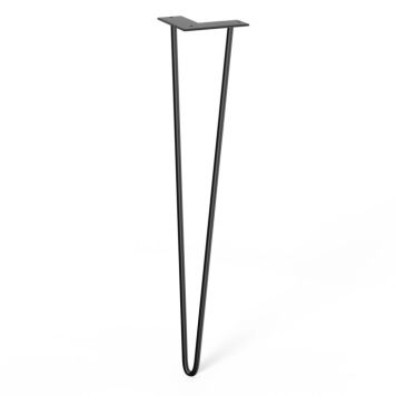 Møbelben Hairpin II sort - flere højder