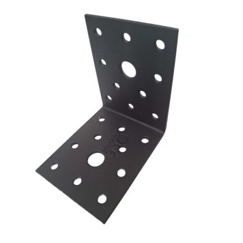 Jasa vinkelbeslag sort galv. stål - flere størrelser
