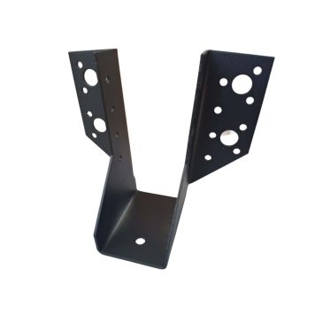 Jasa bjælkesko udadv. flige sort galv. stål - flere størrelser