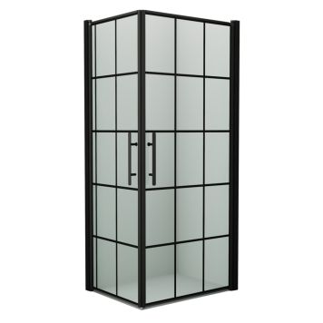 Camargue Skärgård brusehjørne Frame sort/klar - flere størrelser