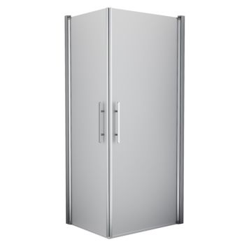 Camargue Skärgård brusehjørne lige mat glas/satin profil - flere størrelser