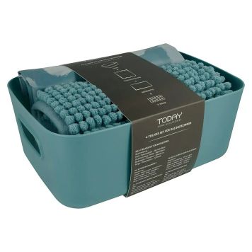 Today tilbehørssæt 2 t/badeværelse 4 dele - flere farver