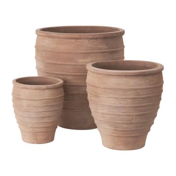 Lauvring krukke Javen terracotta - flere størrelser