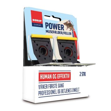 Borup Expert musefældeboks Power 2 stk. 