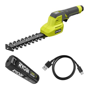 Ryobi RY4CGSA-120 græs-/busktrimmer 4V m/batteri