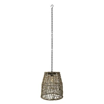 Y-Connection solarlampe natur/sort 22x28 cm