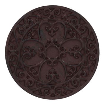 Garden Life trædesten klassisk støbejern Ø29,8 cm