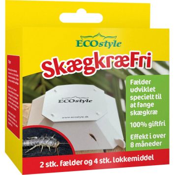 ECOstyle skægkræfri fælde 2 stk. inkl. 4xlokkemiddel