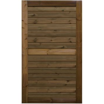 Frøslev havelåge Blokhus brun 1700x900 mm