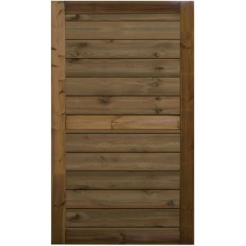 Frøslev havelåge Klink brun 1620x900 mm