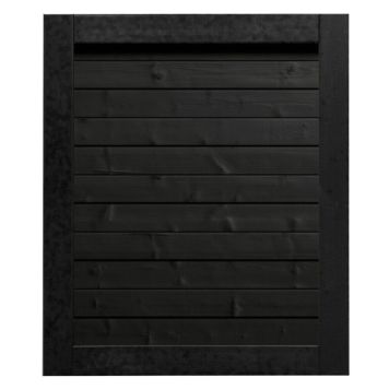 Frøslev havelåge Mommark sort 1110x900 mm