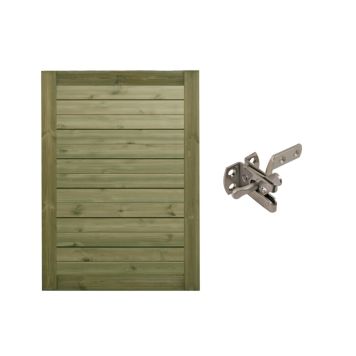 Frøslev havelåge Mommark grøn 1360x900 mm