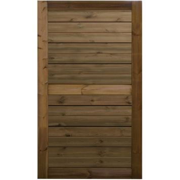 Frøslev havelåge Mommark brun 1620x900 mm