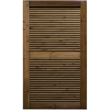 Frøslev havelåge Rafte brun 1620x900 mm