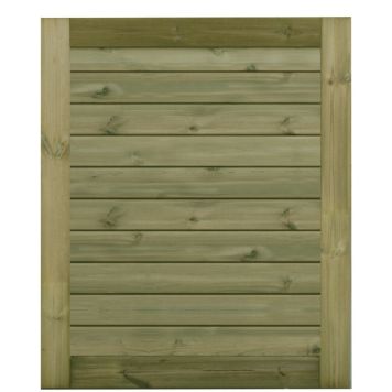 Frøslev havelåge V-fuge grøn 1110x900 mm