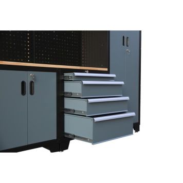 Underskab til værkstedssæt 4 skuffer 66x45,8x78,7 cm