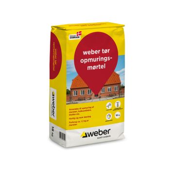 Weber tør opmuringsmørtel 18 kg