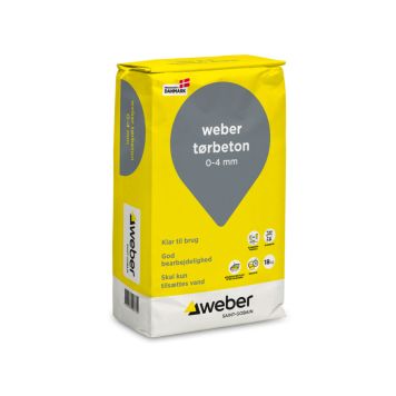 Weber tørbeton 0-4 mm 18 kg