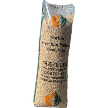 Norbio træpiller 6 mm 16 kg