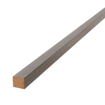 Afslutningsliste til akustikpanel Unika grå eg 22x25x3000 mm 2 stk