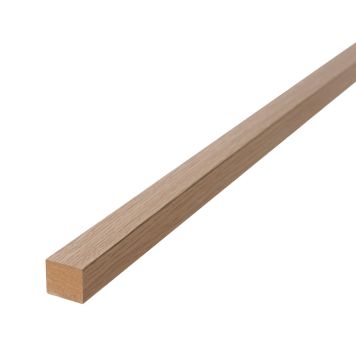 Afslutningsliste til akustikpanel Unika lys eg 22x25x3000 mm 2 stk
