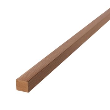 Afslutningsliste til akustikpanel Unika olieret eg 22x25x3000 mm 2 stk