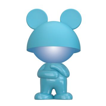 Veli Line børnelampe blå USB m/RGB H21,8 cm 