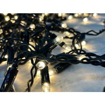 Veli Line Big Bulb udendørs lyskæde cluster 200 LED 4 m