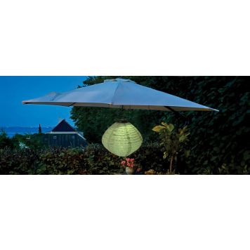 Veli Line solar lanterne tekstil grøn Ø29 cm