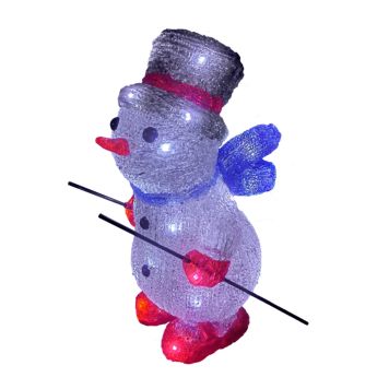 Veli Line snemand LED akryl IP44 H28 cm