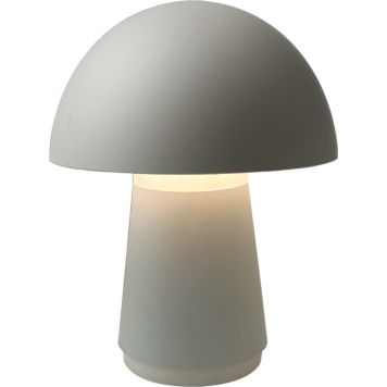 Veli Line Touch bordlampe genopladelig dæmpbar gråbrun H21,5 cm