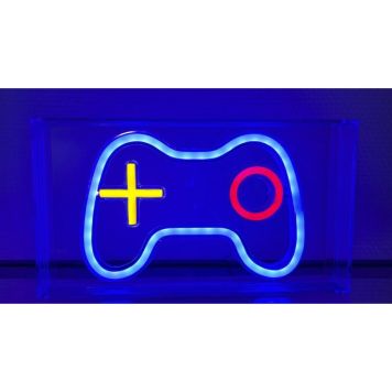 Neon skilt GAMER 19x20cm USB 