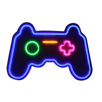 Veli Line neonskilt gamer 41x28 cm