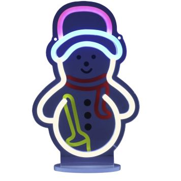 Veli Line neonskilt snemand 16,2x25 cm