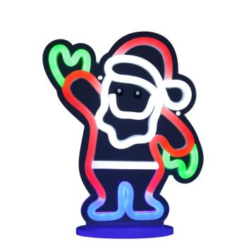 Veli Line neonskilt julemand 16,5x25 cm