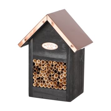 Garden Life bi-hus sort/kobber H23 cm