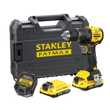 Stanley slagboremaskine 18V SFMCD716D2T-QW 2x2Ah m/batteri & lader